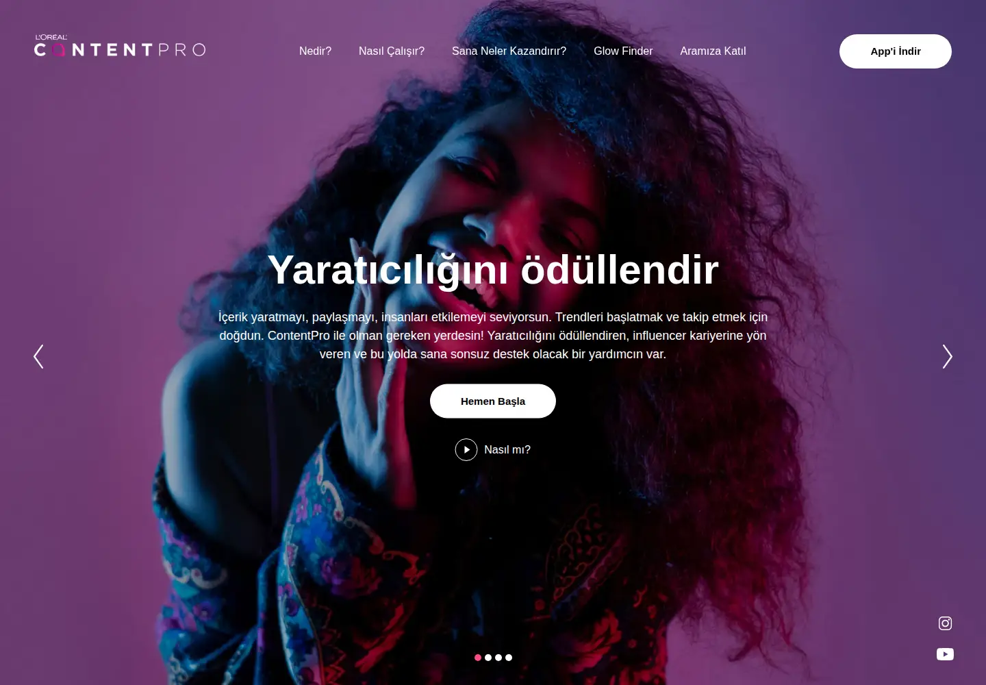Screenshot of lorealcontentpro.com