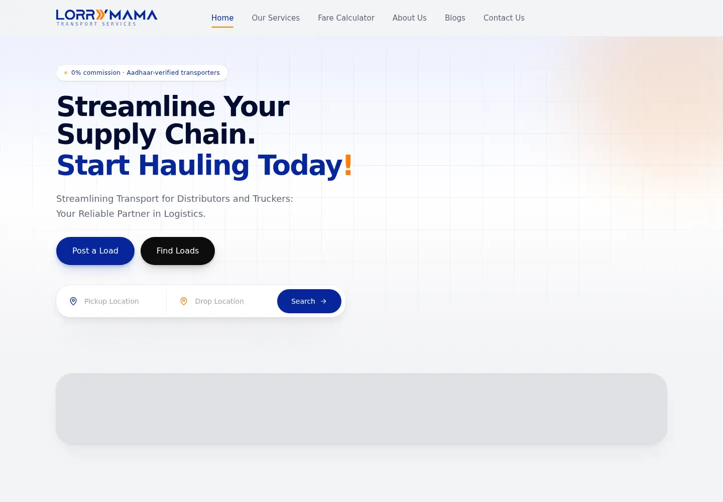 Screenshot of lorrymama.com