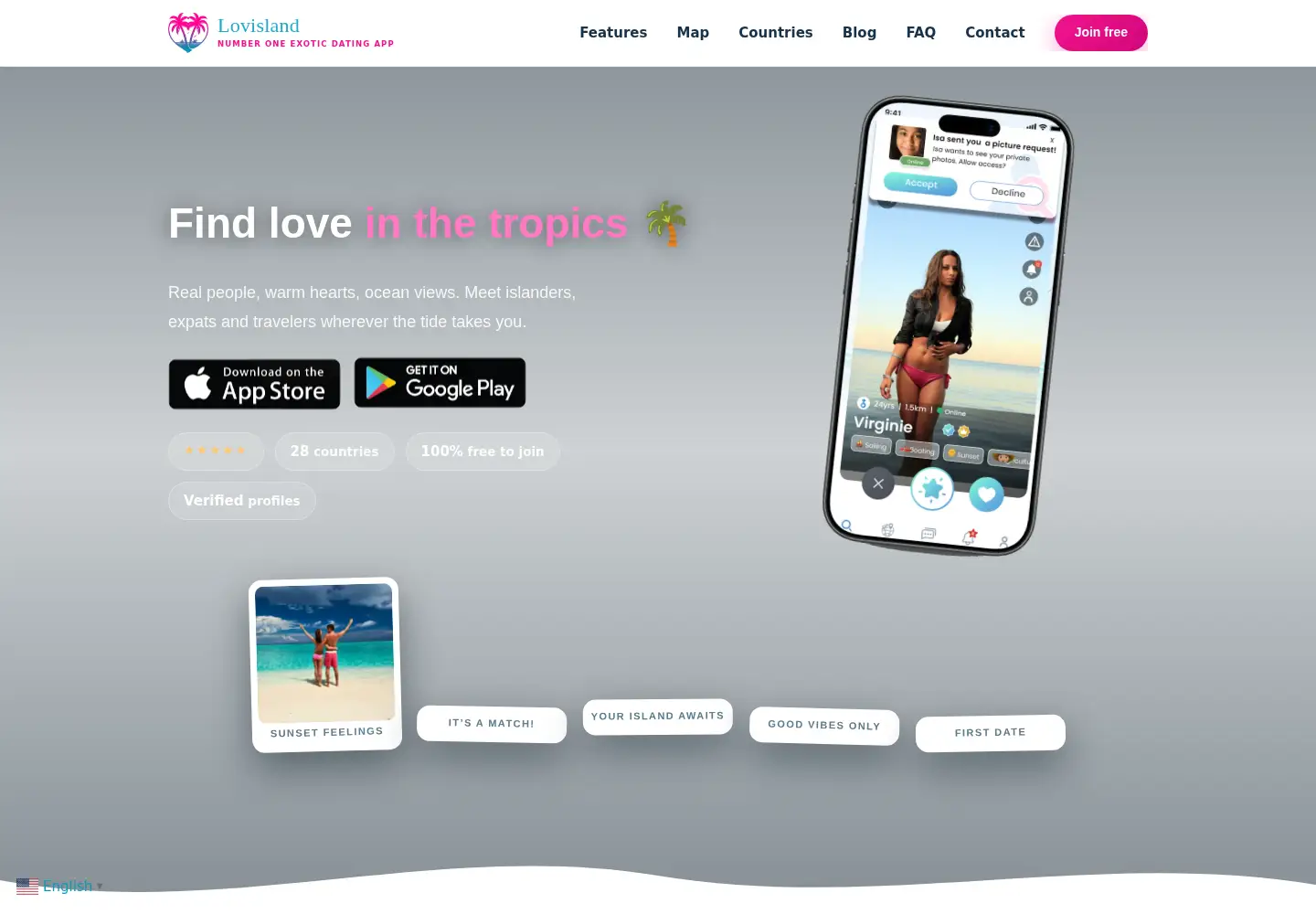 Screenshot of lovisland.com