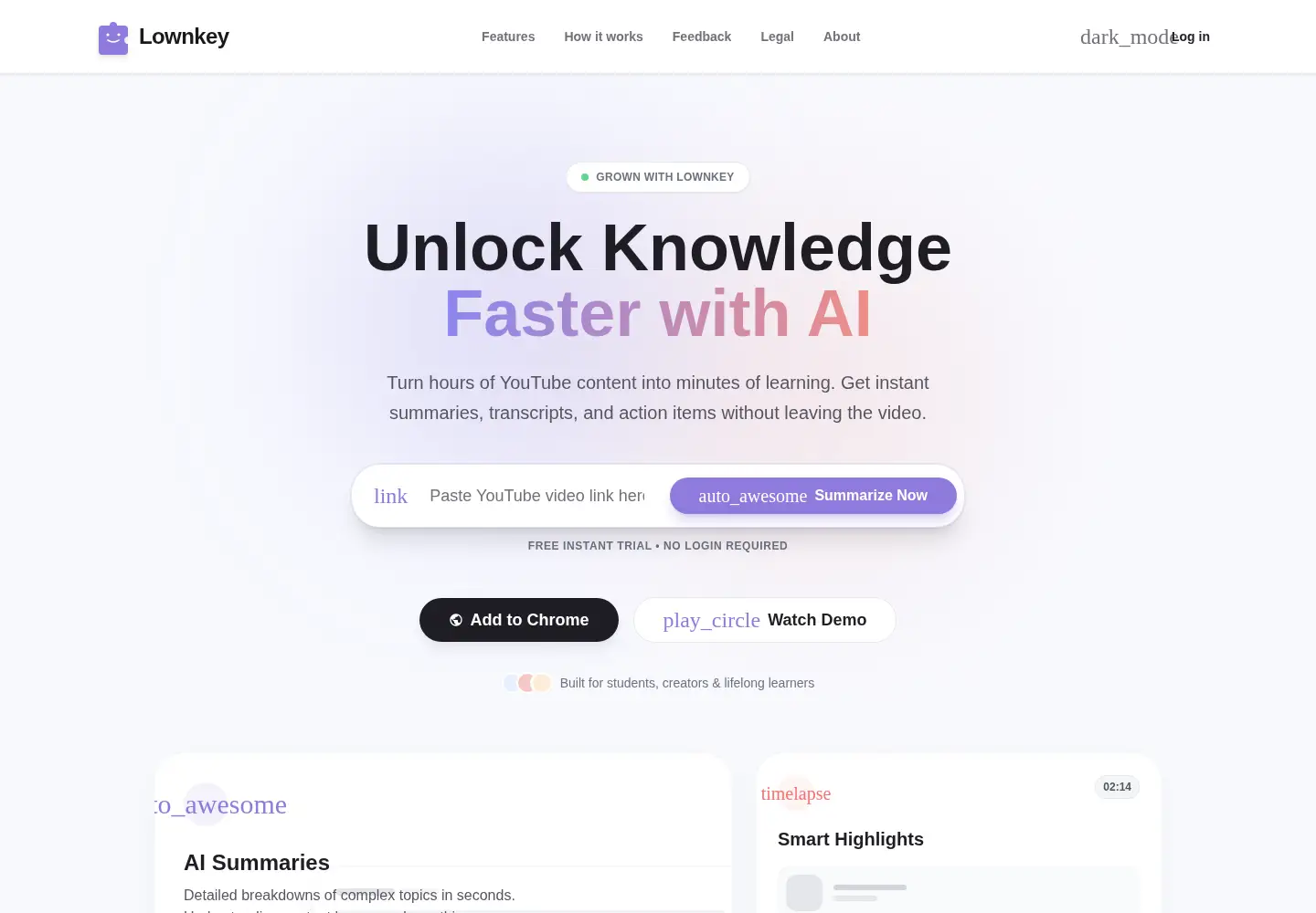 Screenshot of lownkey.com