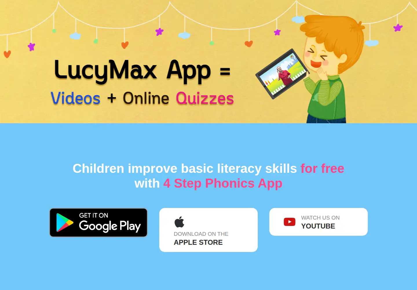 Captured homepage of lucymax.com in the current scan