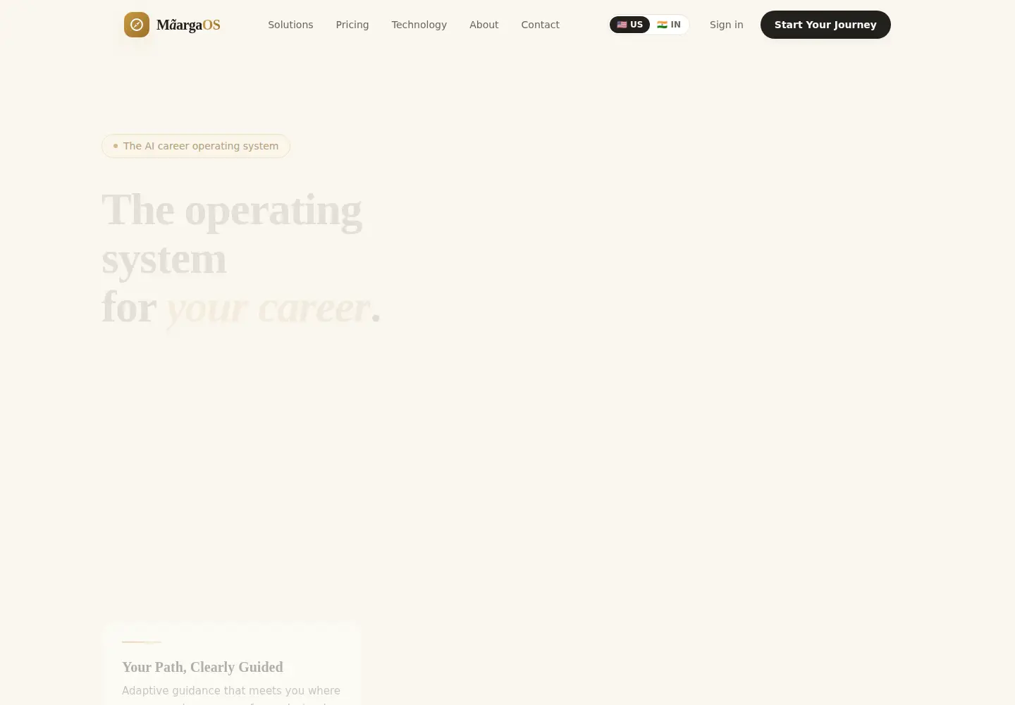 Captured homepage of maargaos.com in the current scan