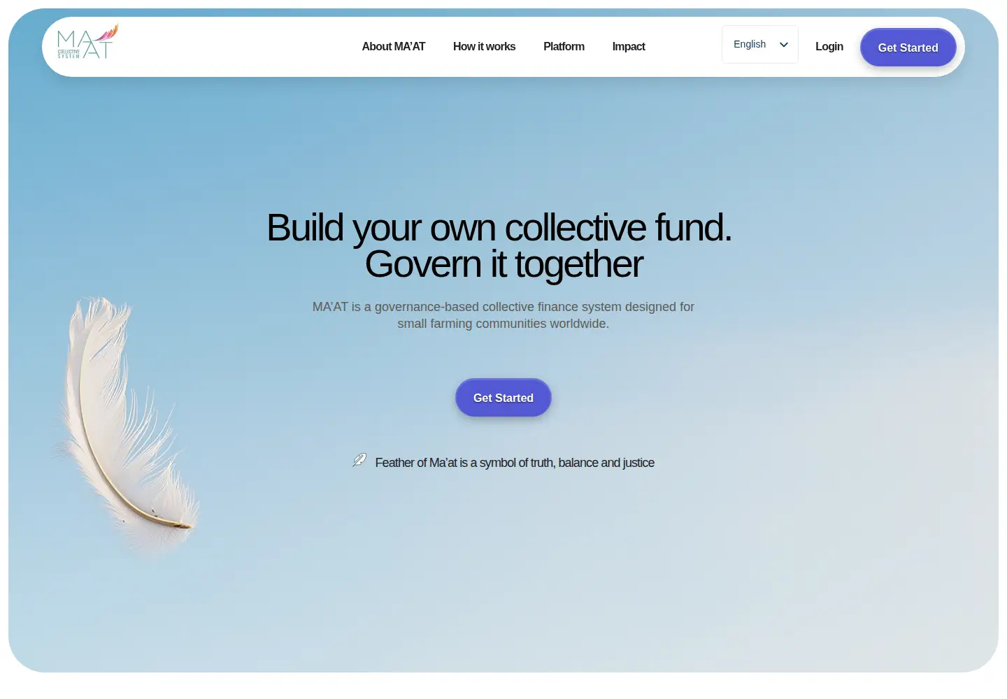 Screenshot of maatpeasant.com