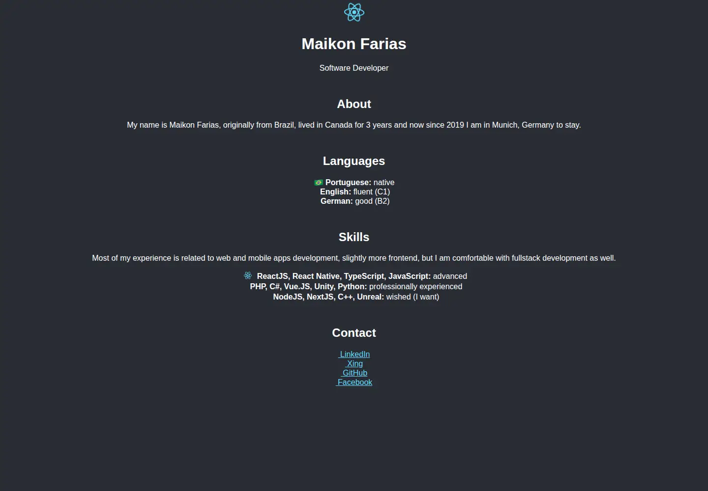 Screenshot of maikonfarias.com