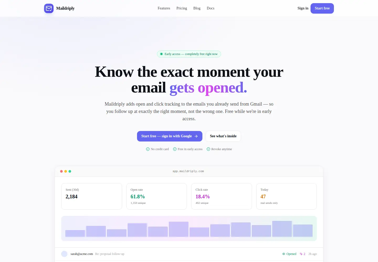 Screenshot of maildriply.com