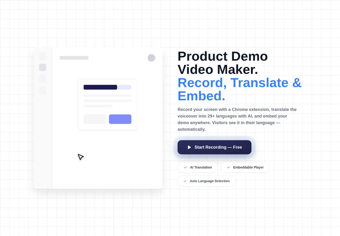 Screenshot of makedemofast.com