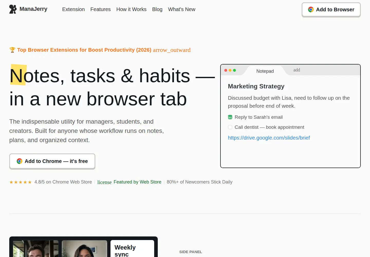 Screenshot of manajerry.com