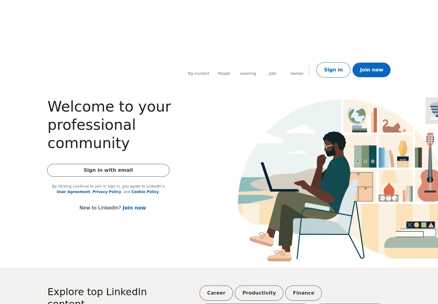 Screenshot of lnkd.in