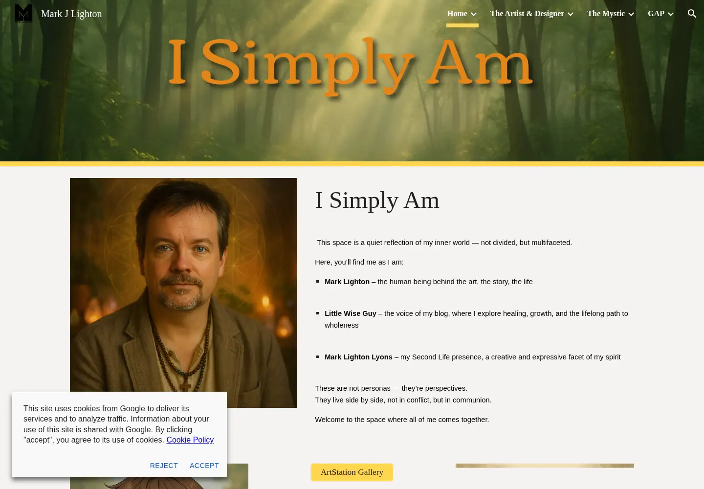 Screenshot of marklighton.com
