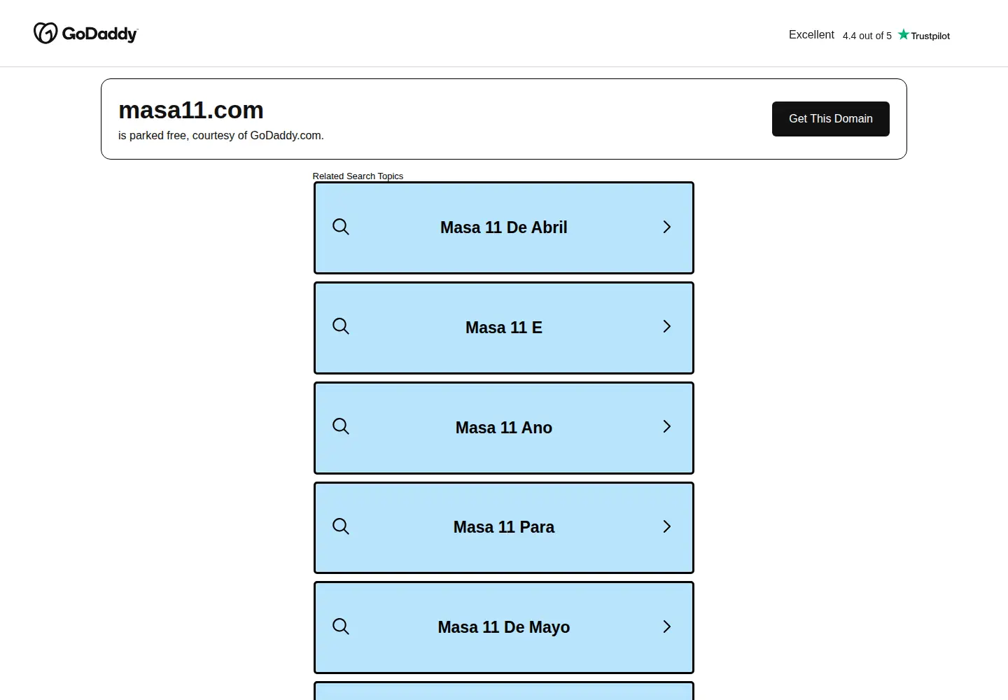 Screenshot of masa11.com