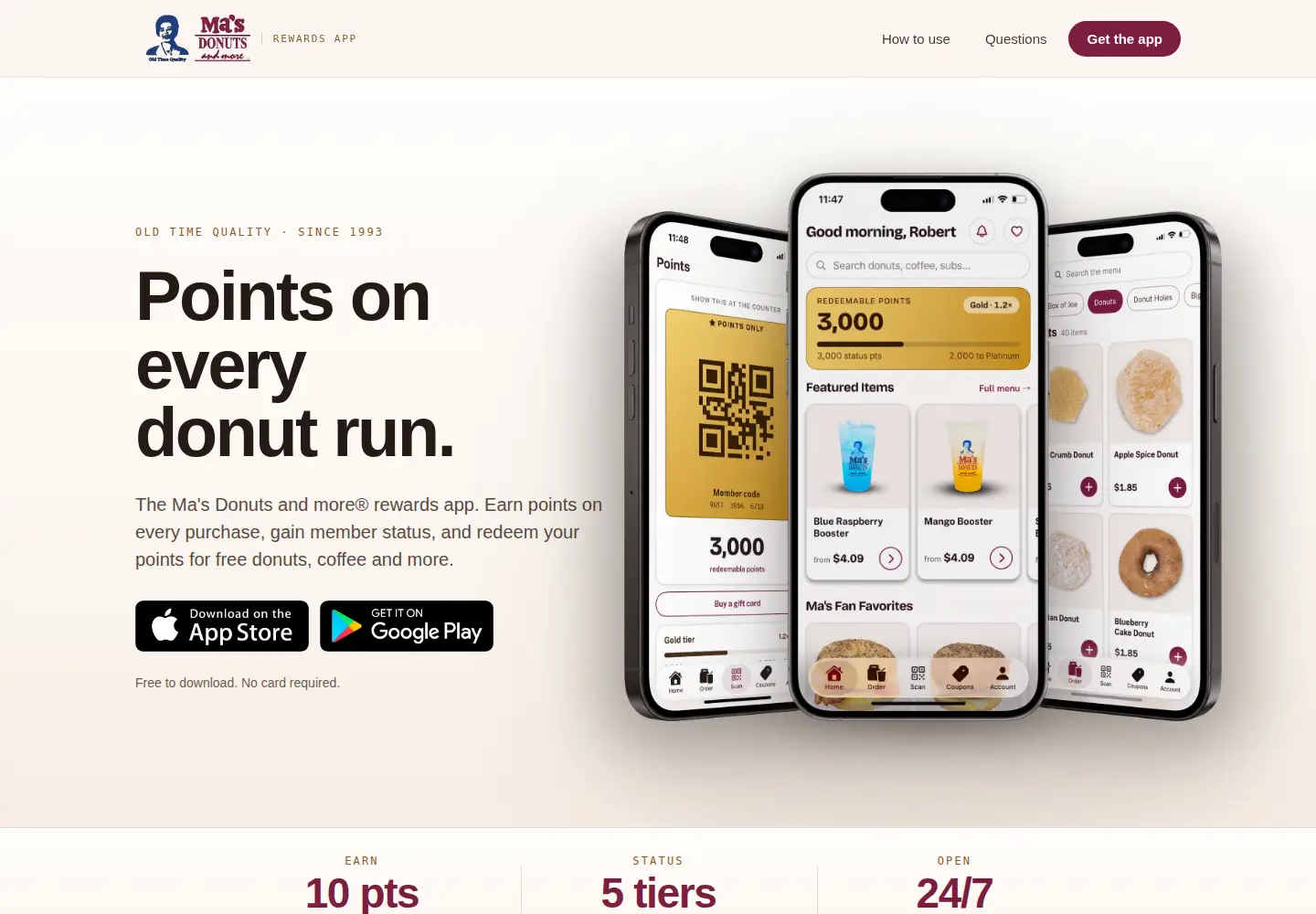 Screenshot of masdonutsapp.com