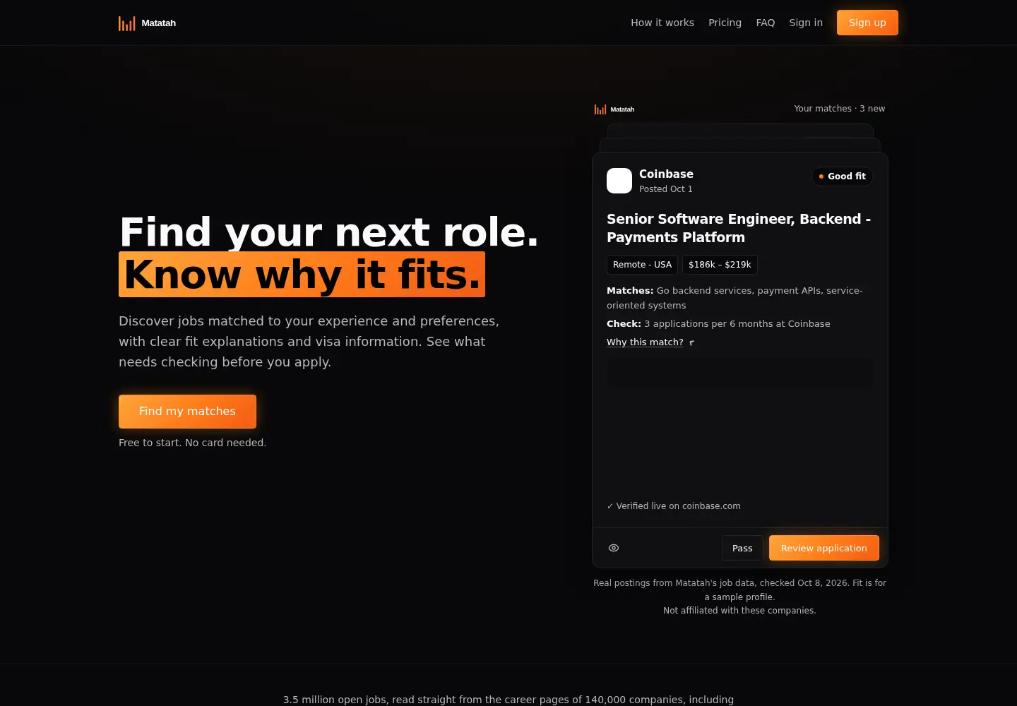 Captured homepage of matatah.com in the current scan