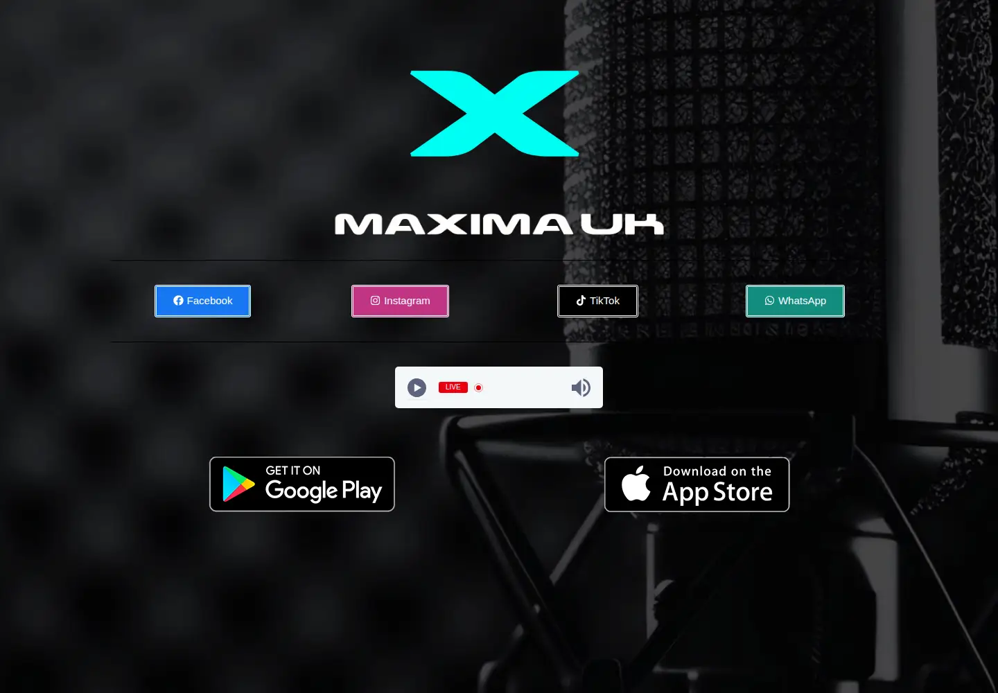 Screenshot of maximaukradio.com