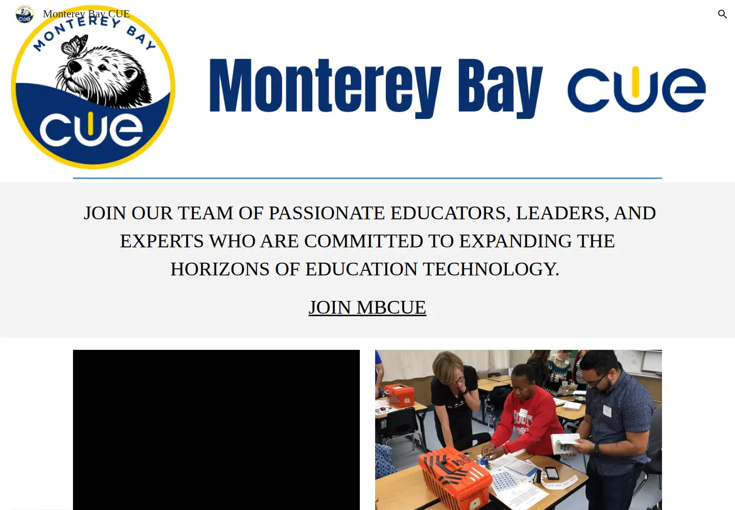 Screenshot of mbcue.com