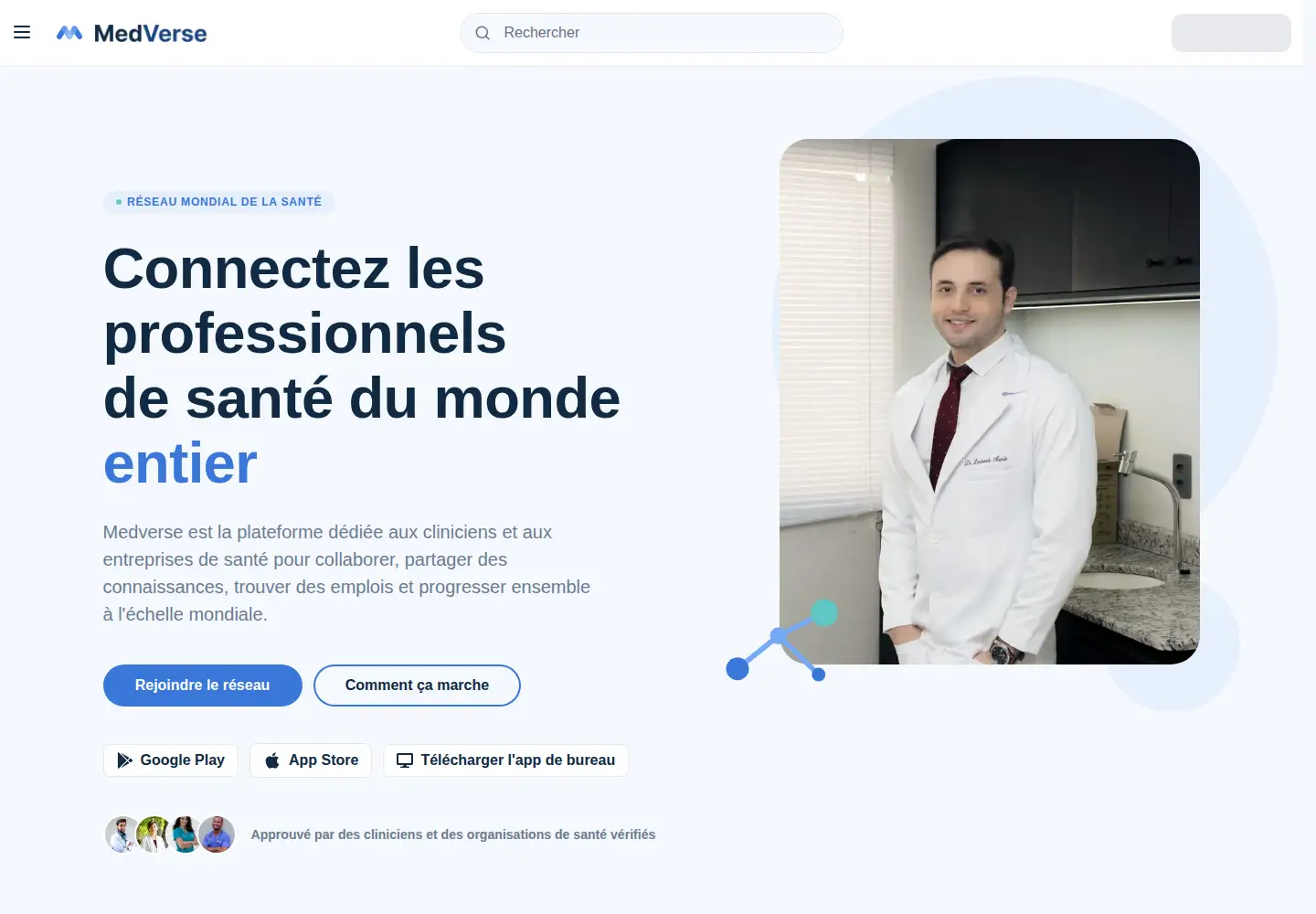 Screenshot of medverse.com