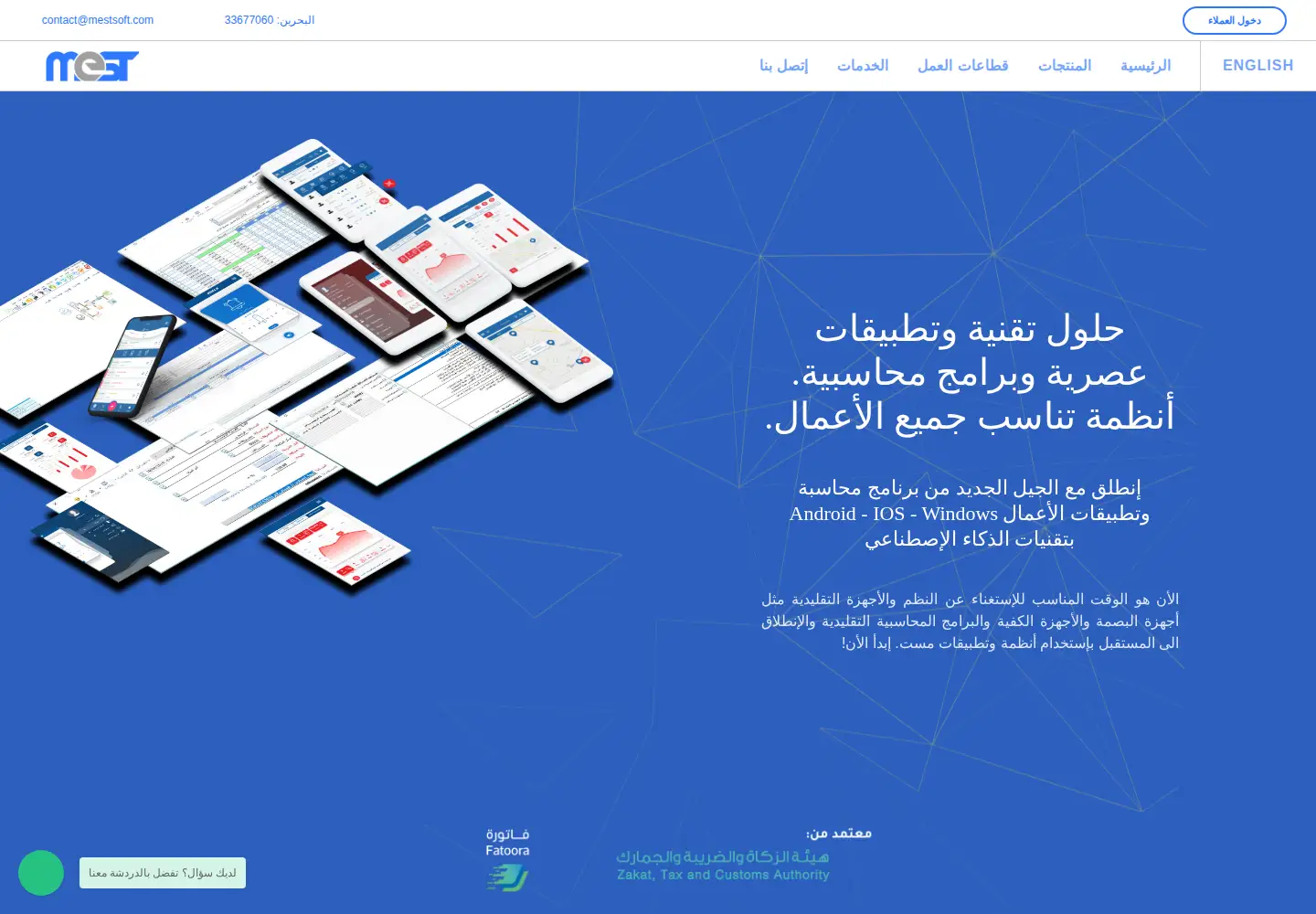 Captured homepage of mestsoft.com in the current scan