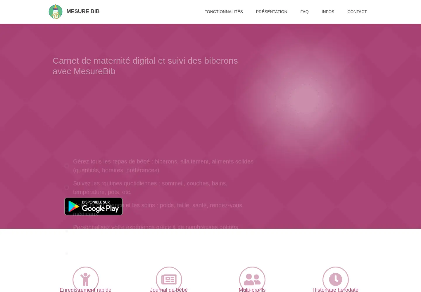 Screenshot of mesurebib.com