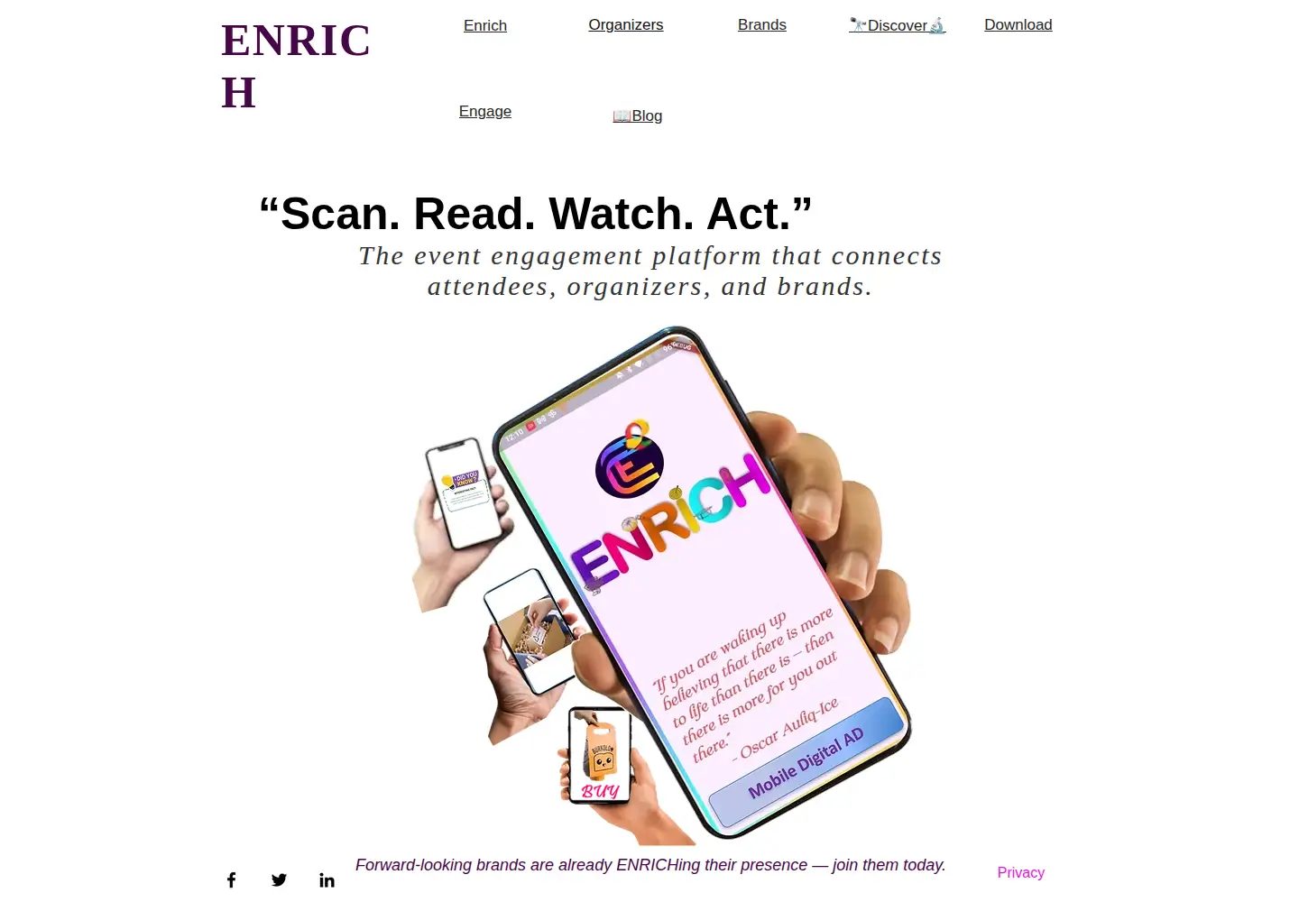 Screenshot of metanoicminds.com
