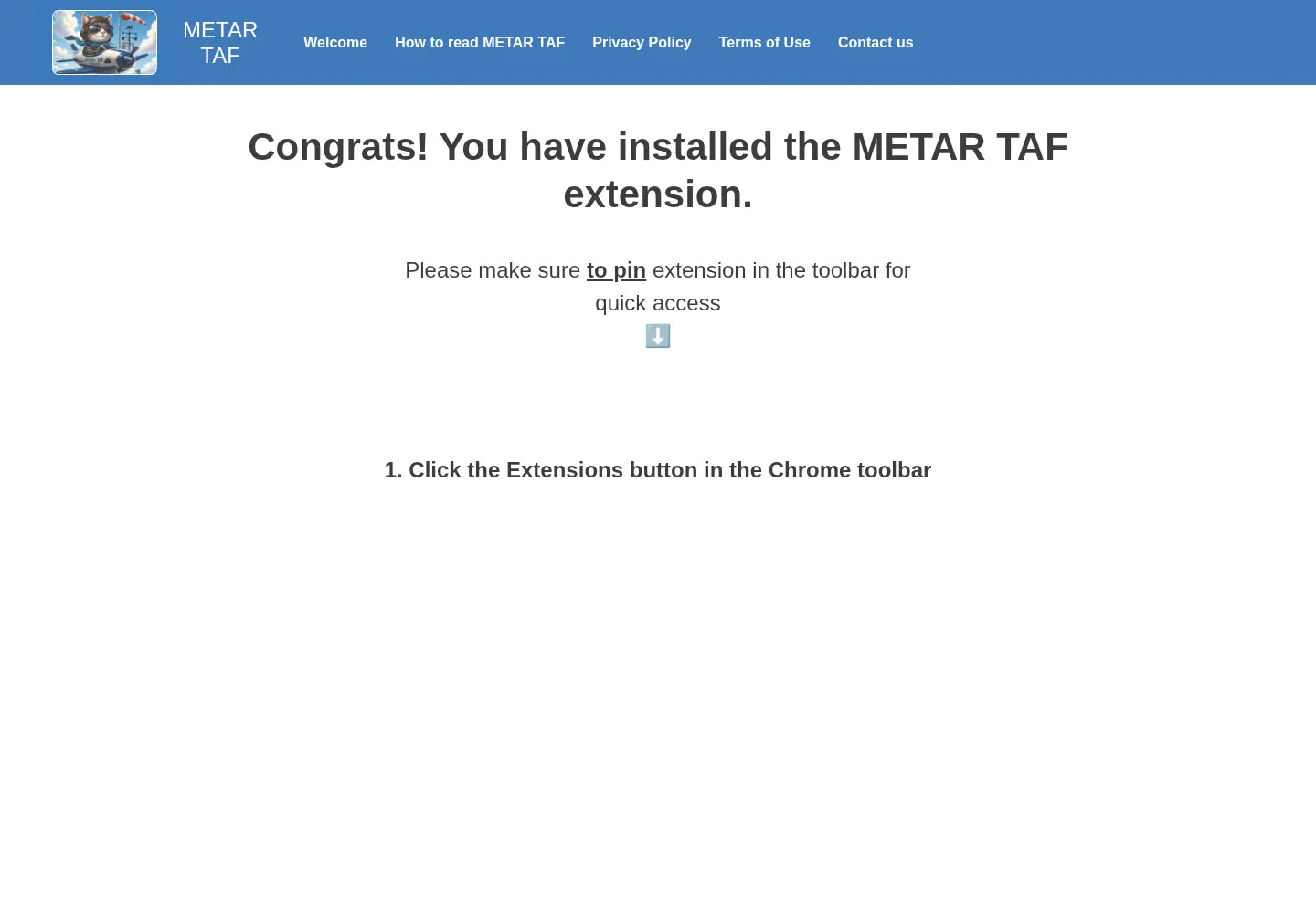 Captured homepage of metartafdecoder.com in the current scan