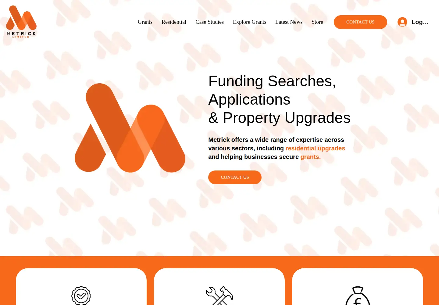 Screenshot of metricklimited.com