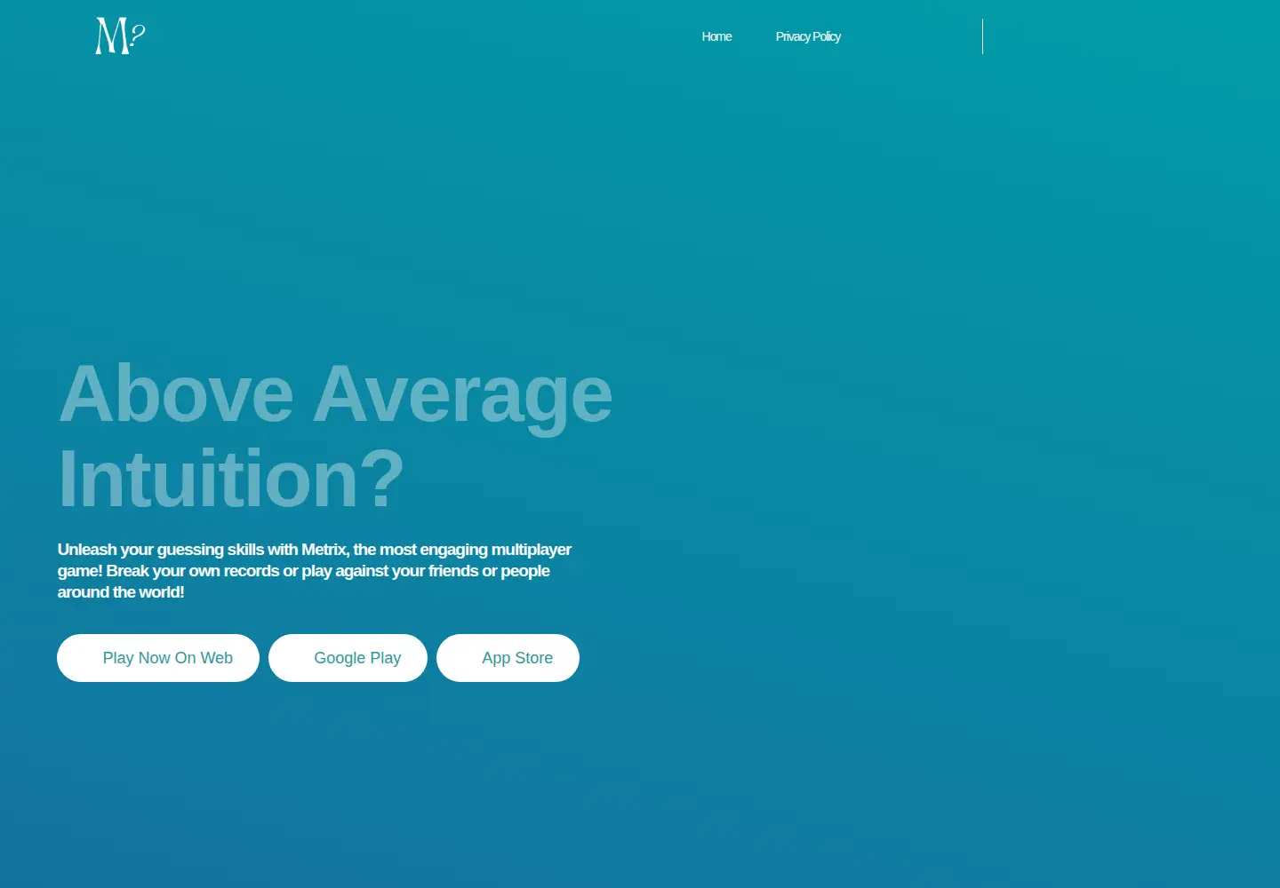 Screenshot of metrix-app.com