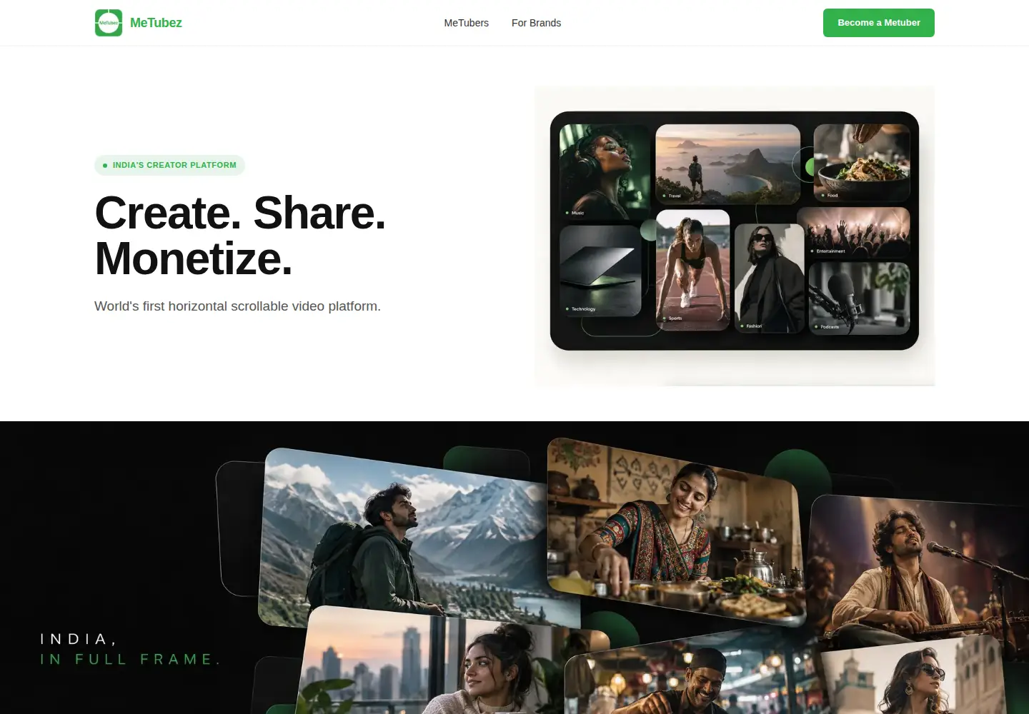 Screenshot of metubez.com