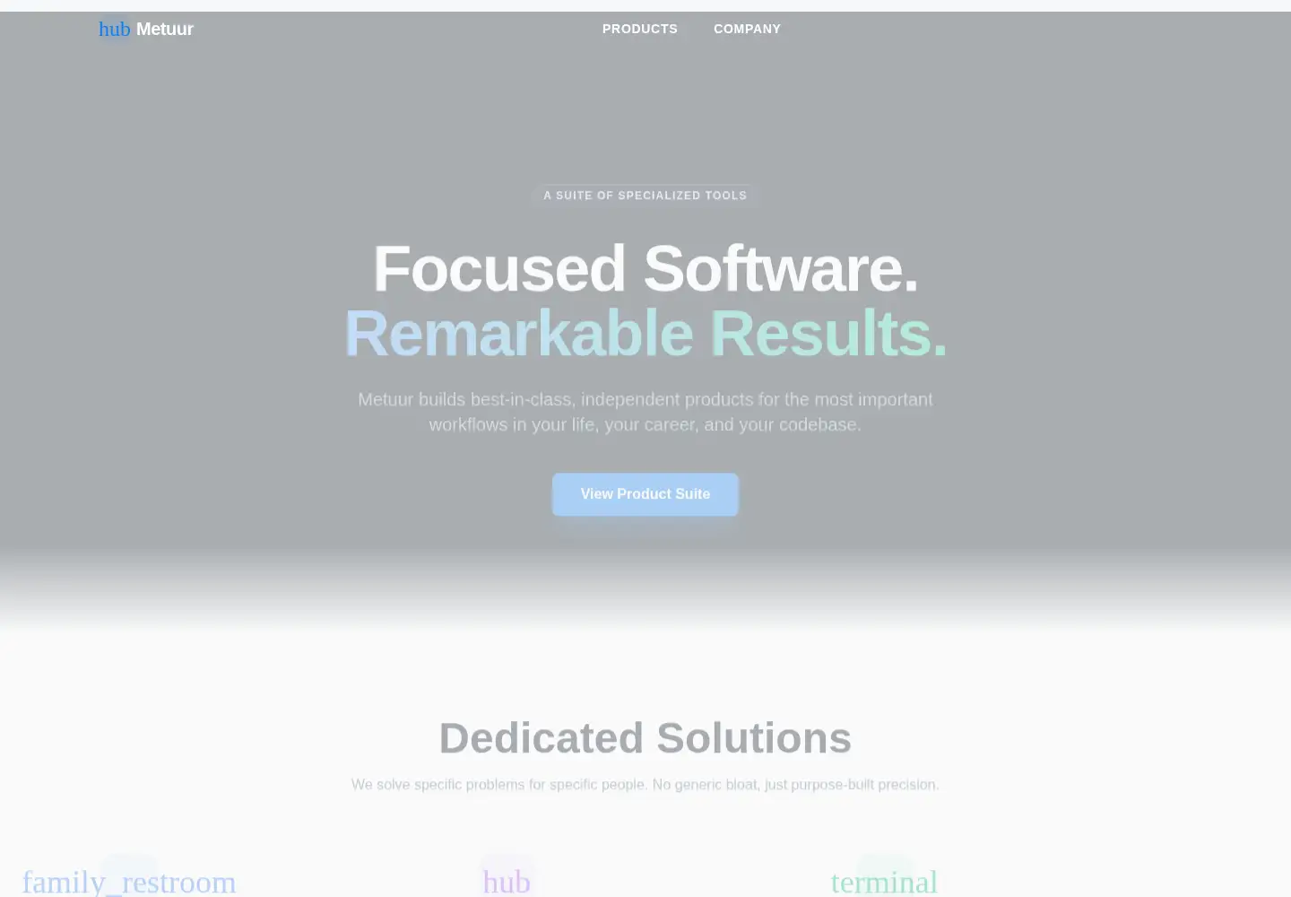 Screenshot of metuur.com