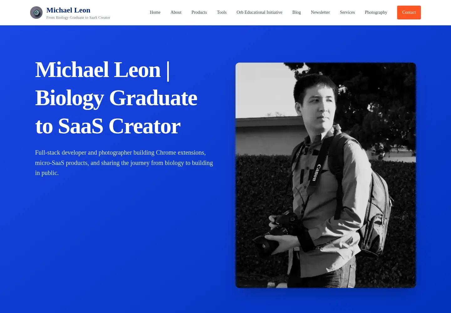 Captured homepage of mhlstudios.com in the current scan