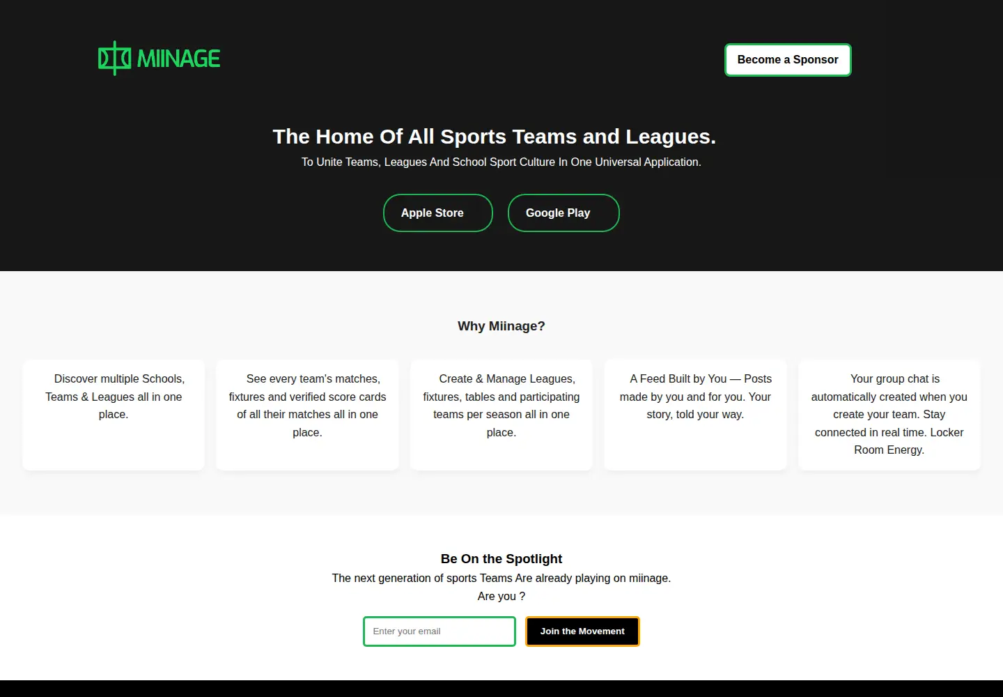 Screenshot of miinage.com