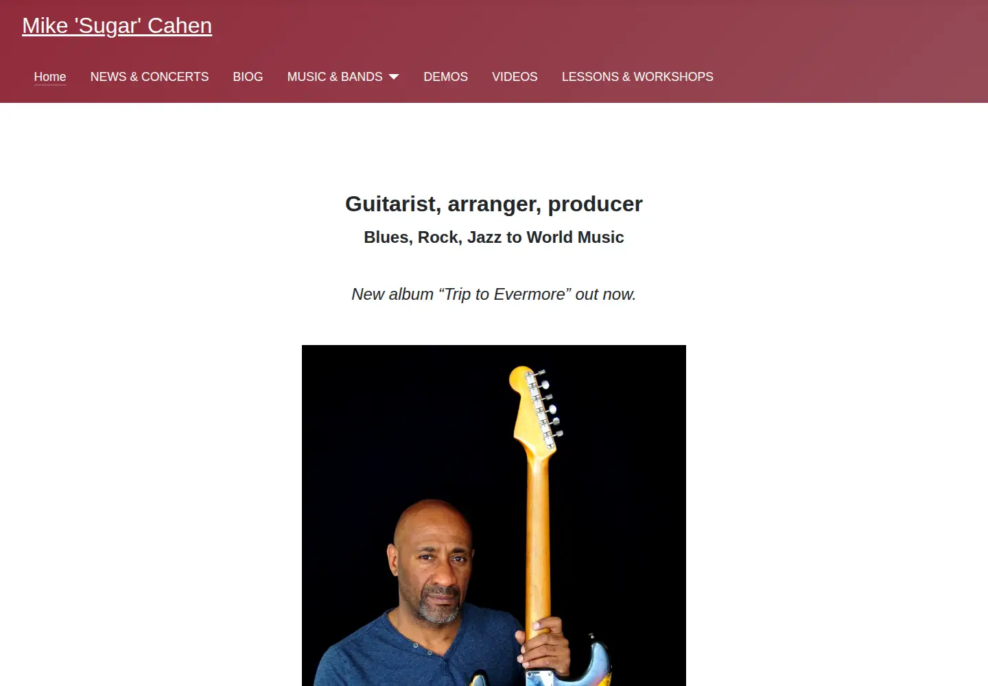 Screenshot of mikecahen.com
