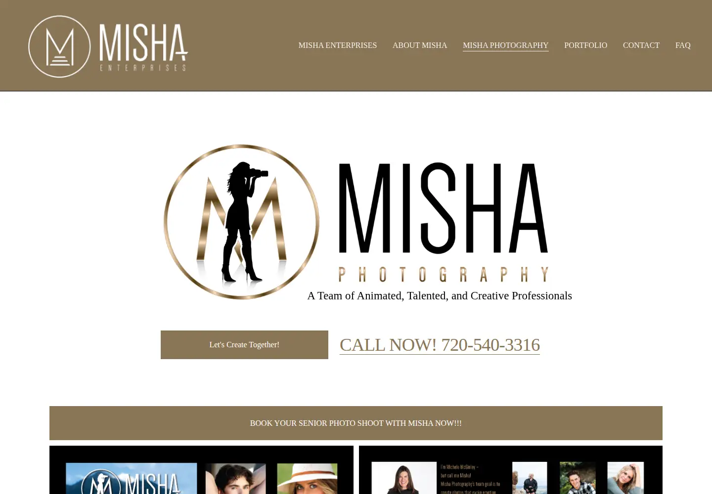 Screenshot of mishaenterprises.com