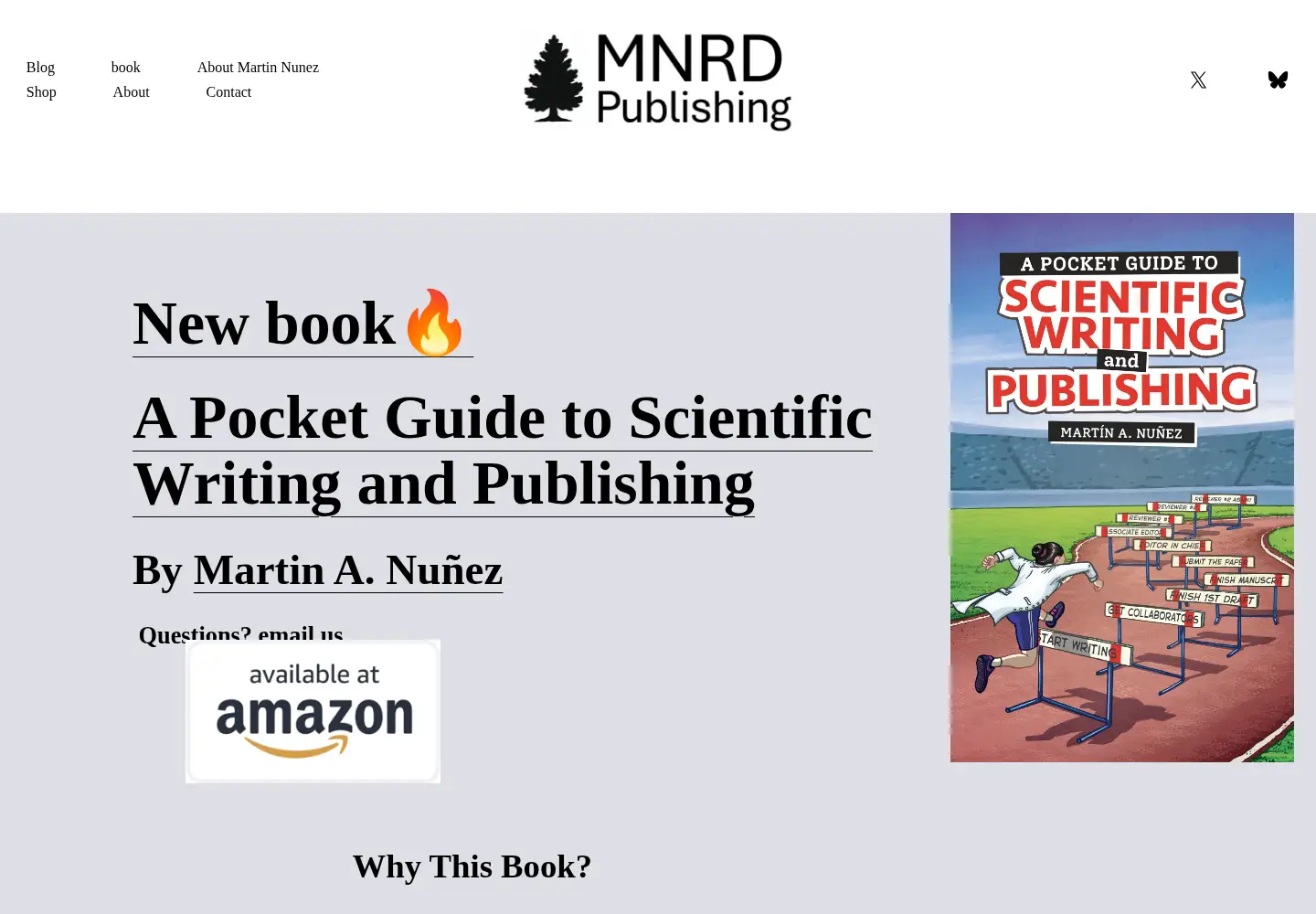 Screenshot of mnrdpublishing.com
