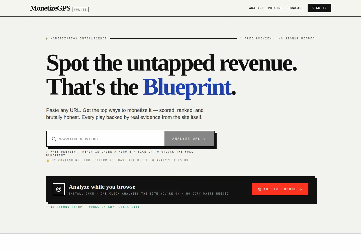 Screenshot of monetizegps.com