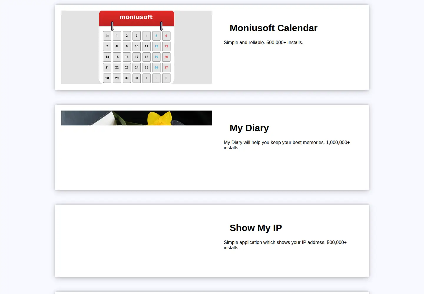 Screenshot of moniusoft.com