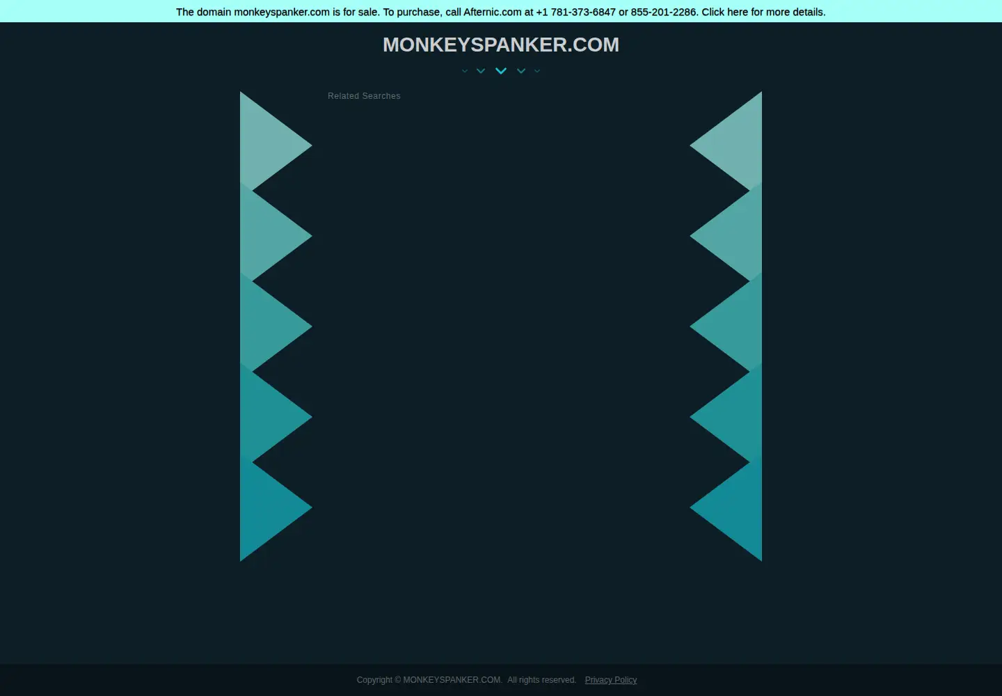 Captured homepage of monkeyspanker.com in the current scan