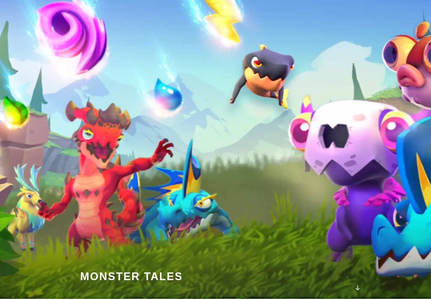 Captured homepage of monstertalesgame.com in the current scan