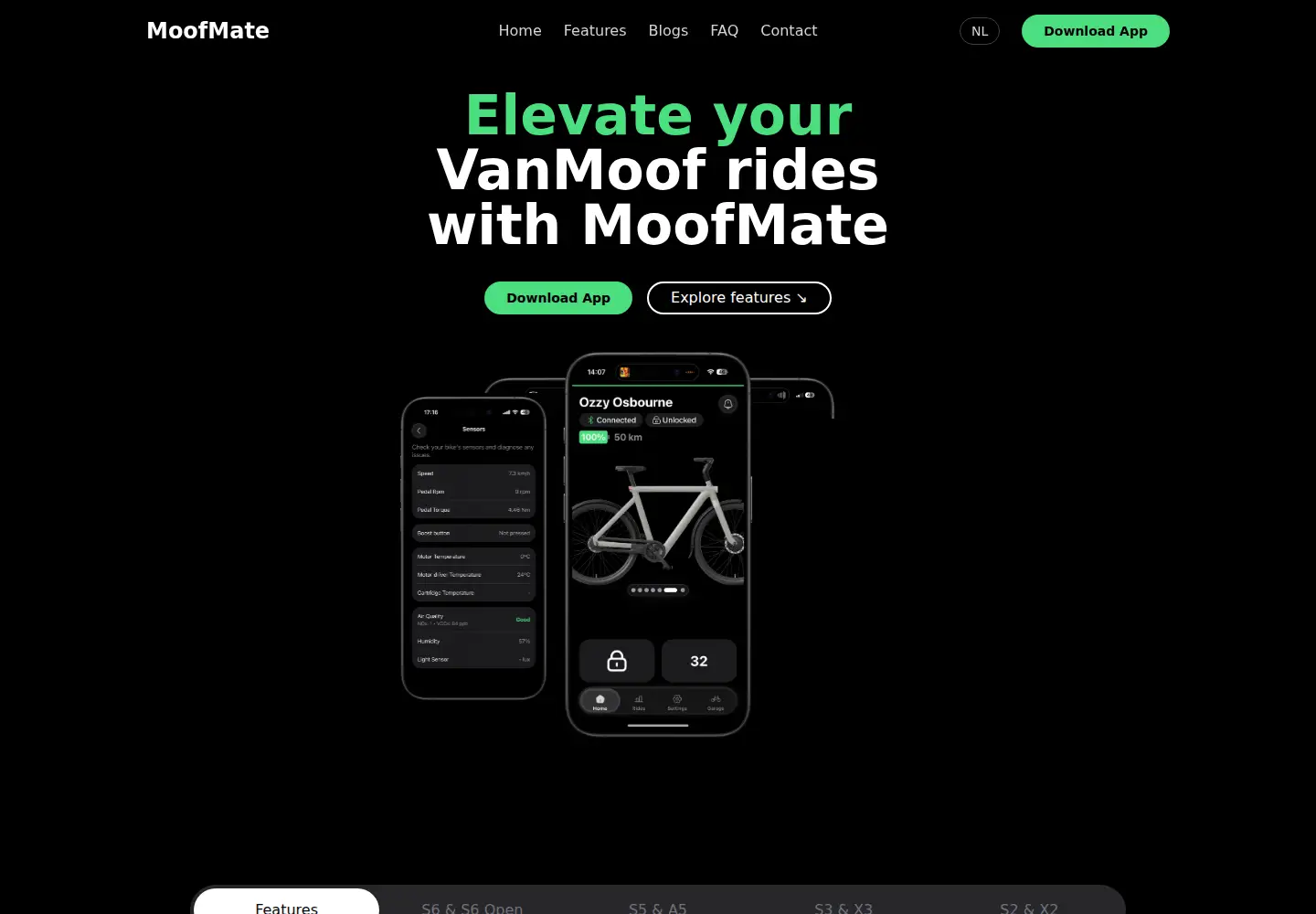 Captured homepage of moofmate.com in the current scan