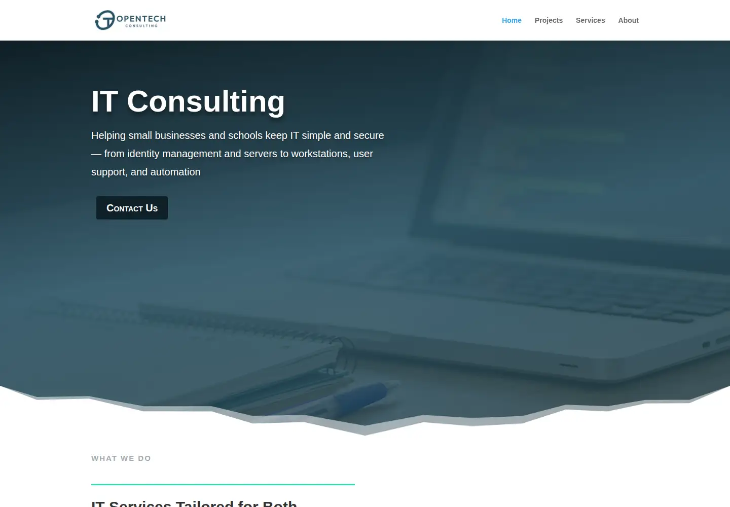 Screenshot of mosheldon.com