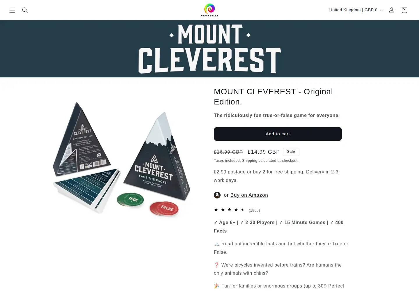 Screenshot of mount-cleverest.com
