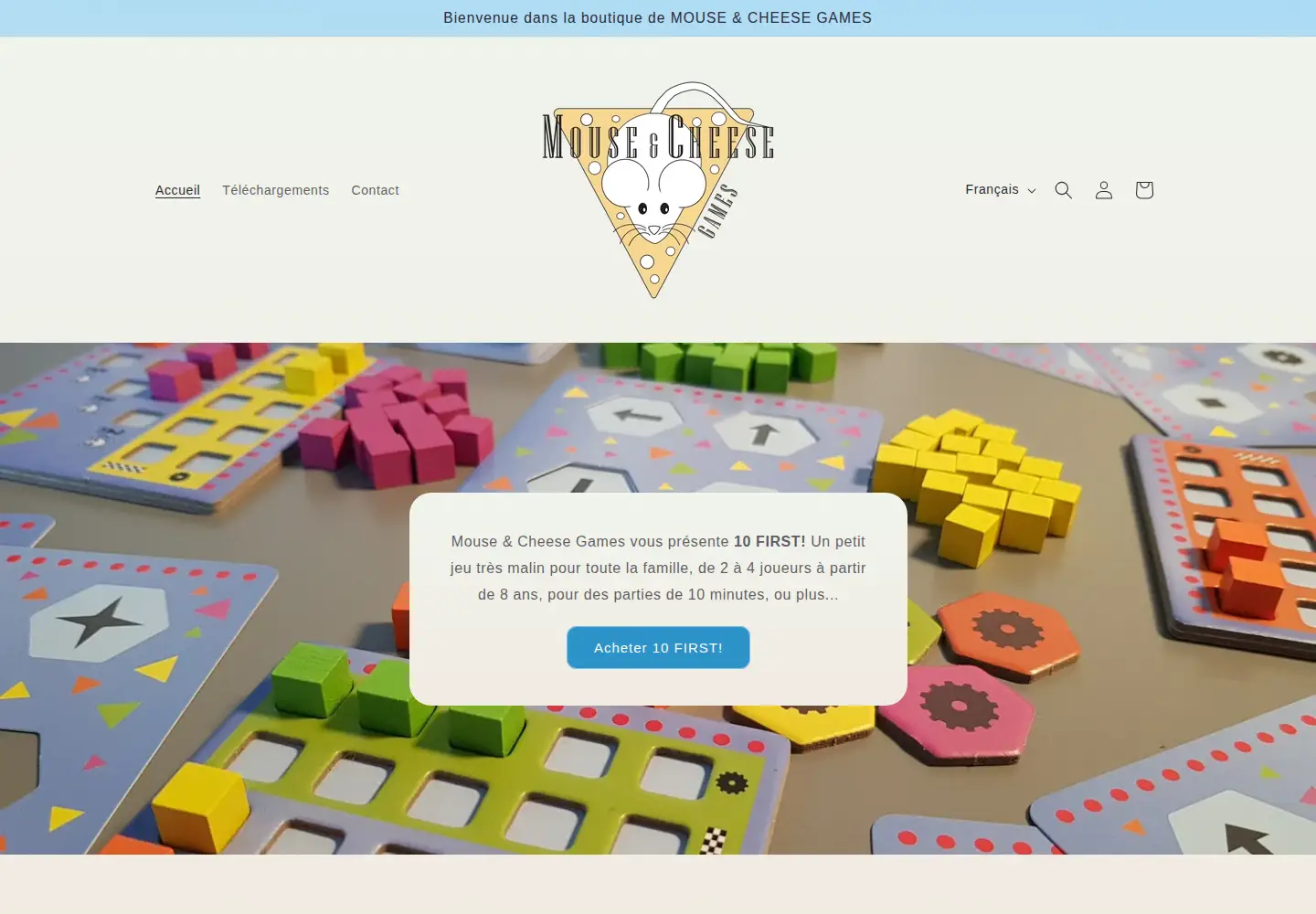 Captured homepage of mouseandcheesegames.com in the current scan