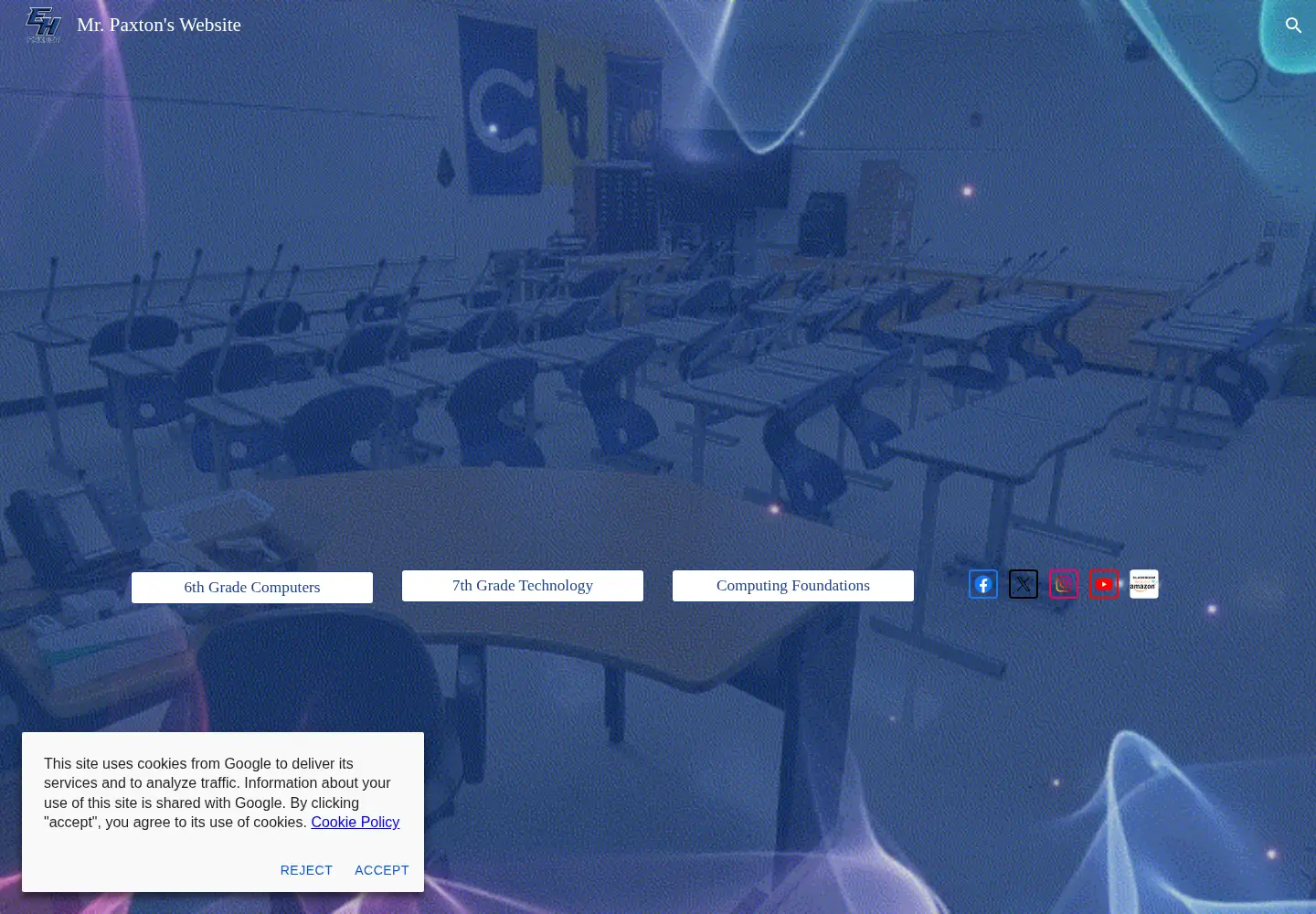Screenshot of mrpaxton.com