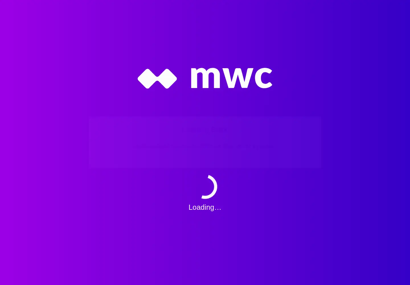 Screenshot of mwcwallet.com