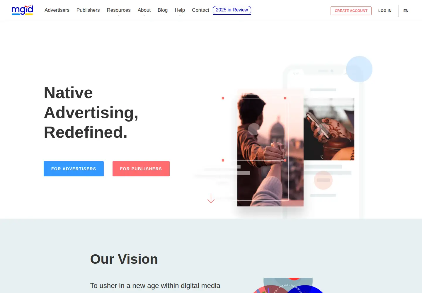 Screenshot of mgid.com