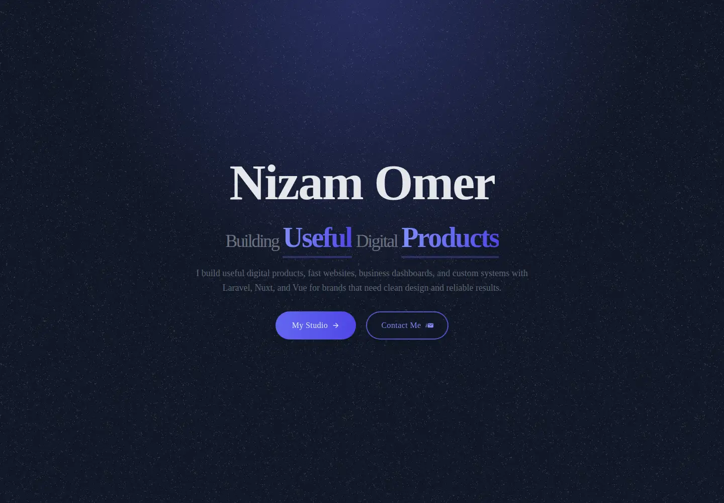 Screenshot of nizaamomer.com