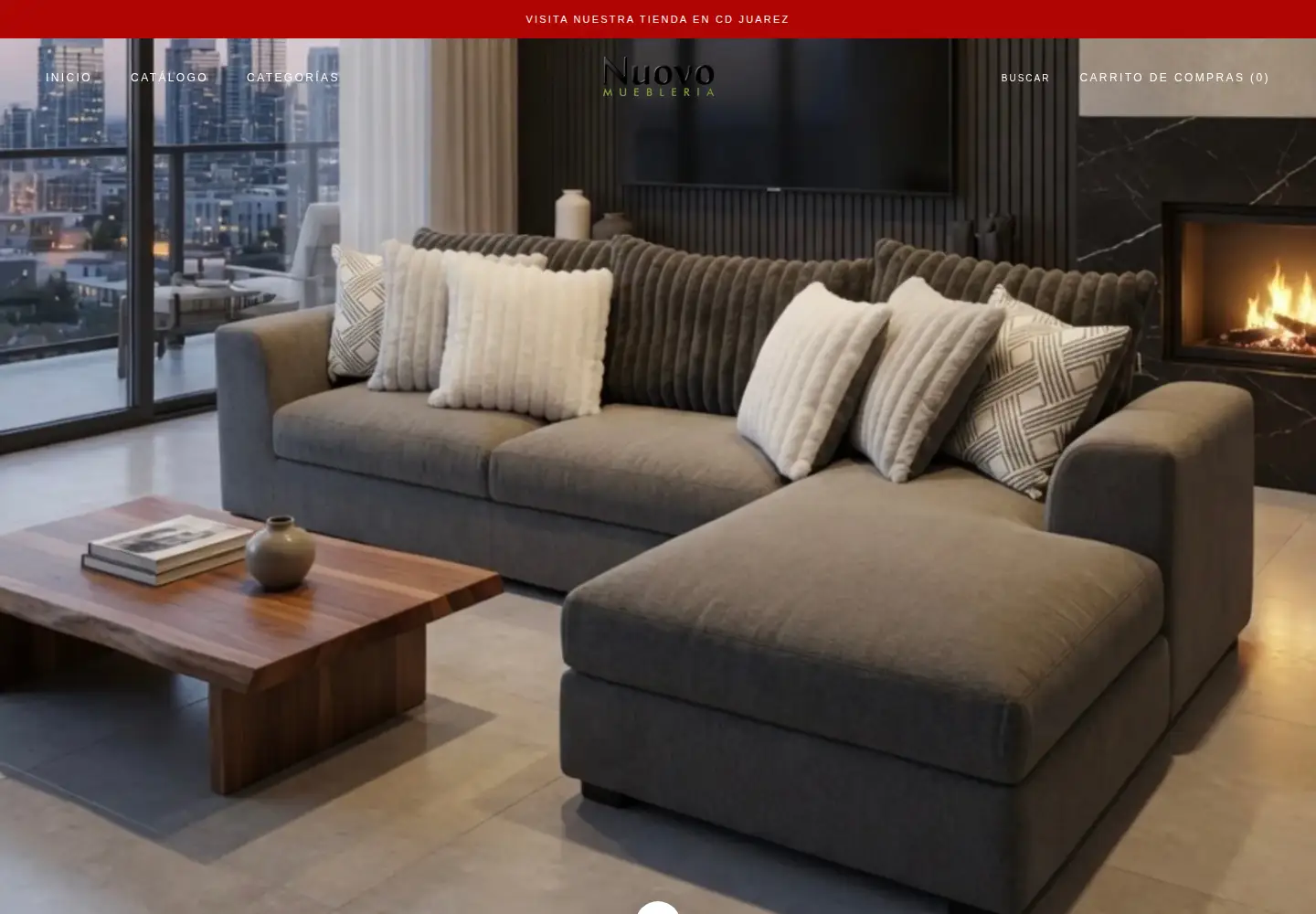 Screenshot of nmuebleria.com