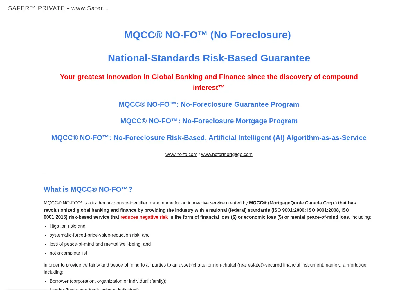 Screenshot of no-fo.com