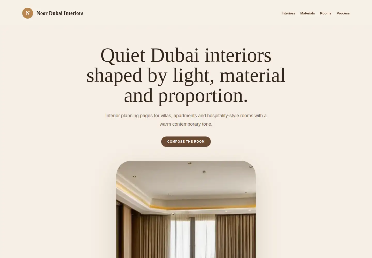 Captured homepage of noor-dubai.com in the current scan
