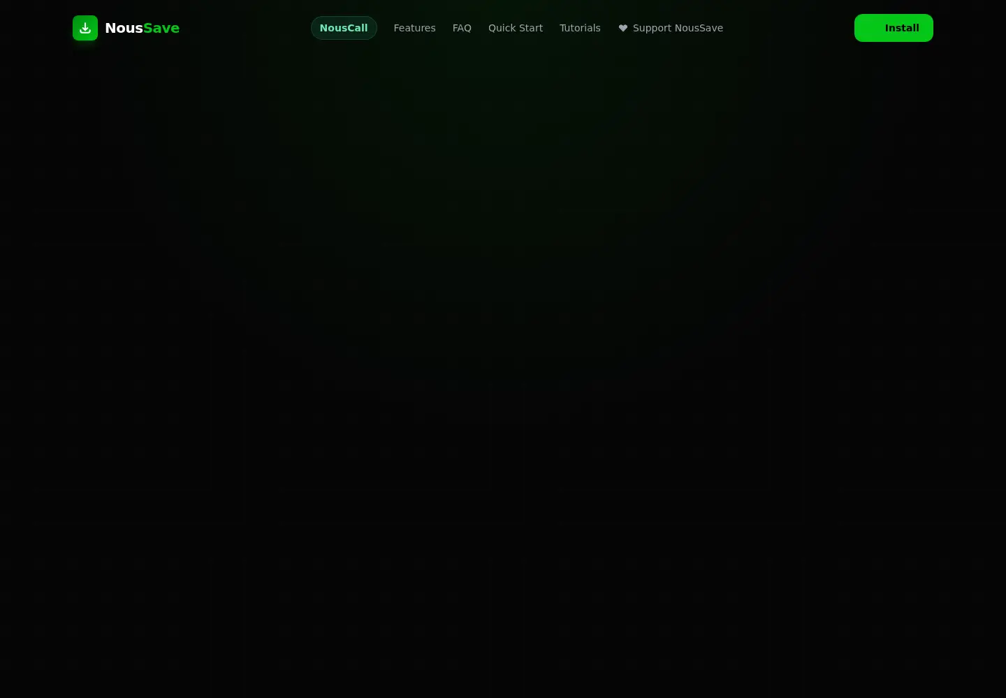 Screenshot of noussave.com