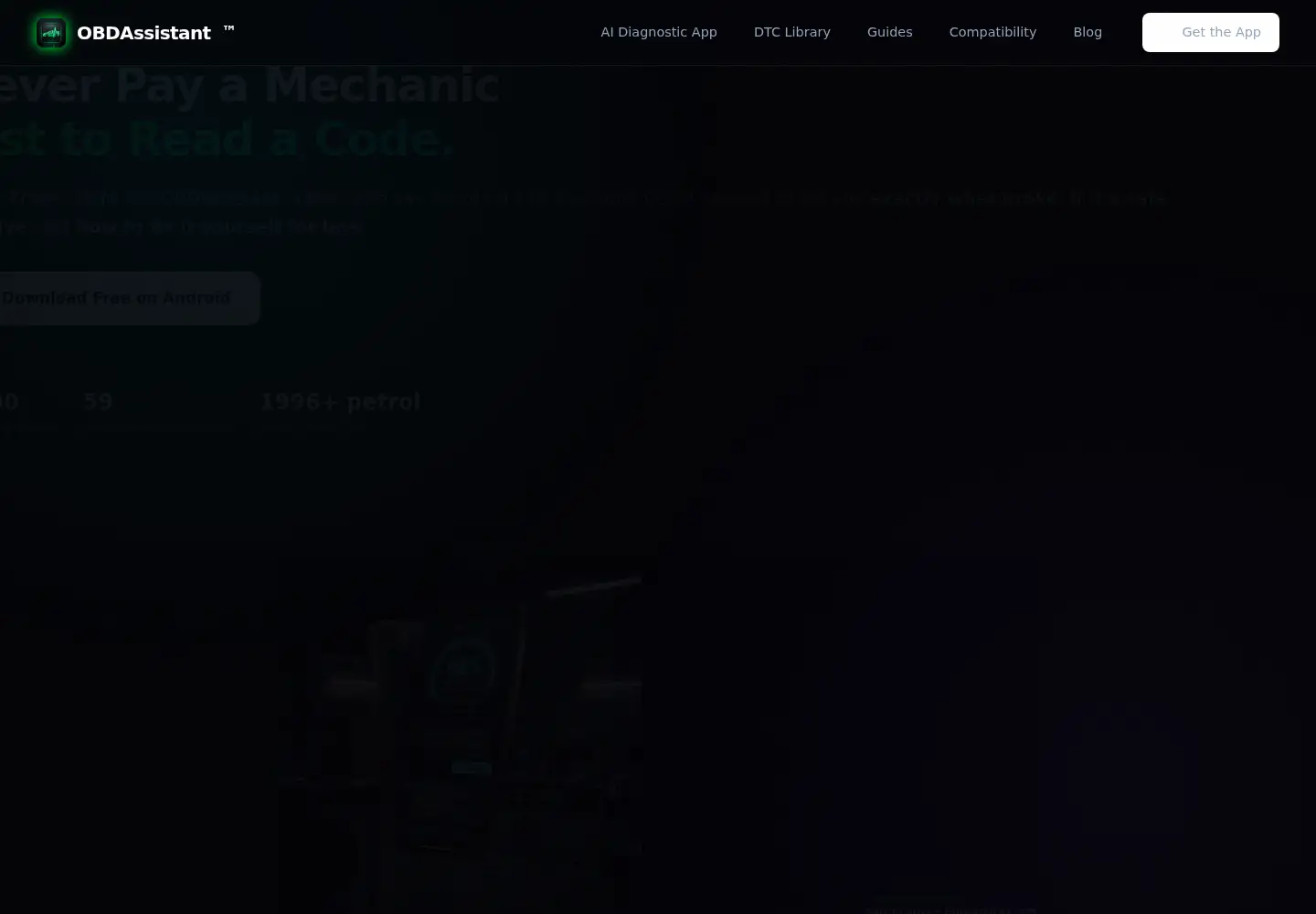 Screenshot of obdassistant.com