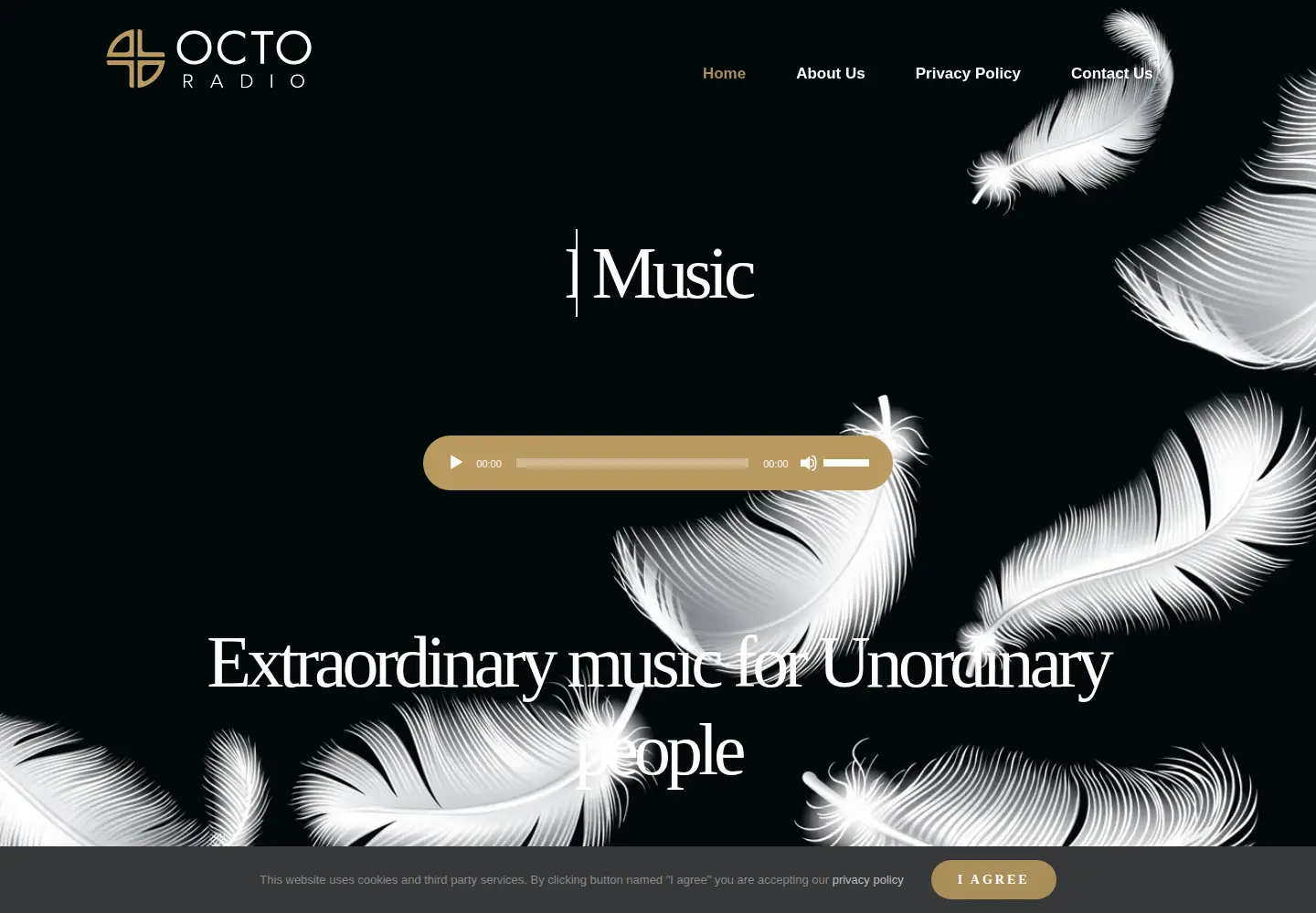Screenshot of octoradio.com